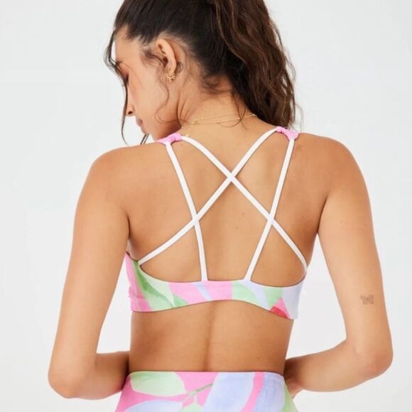Onzie Graphic Mudra Bra Botanic Print Size S/M New With Tags - Picture 1 of 16